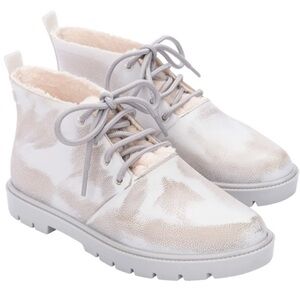 Melissa Boots Cream NWT